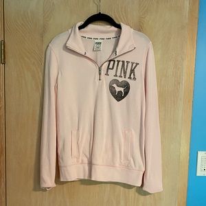 PINK Quarter Zip Sweatshirt